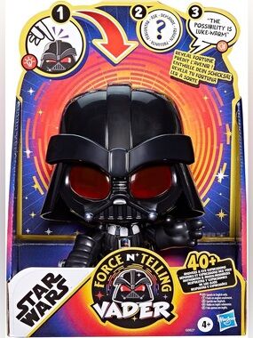 Hasbro Star Wars Vader Force N' Telling Toy Figure - Black & Red ❤️